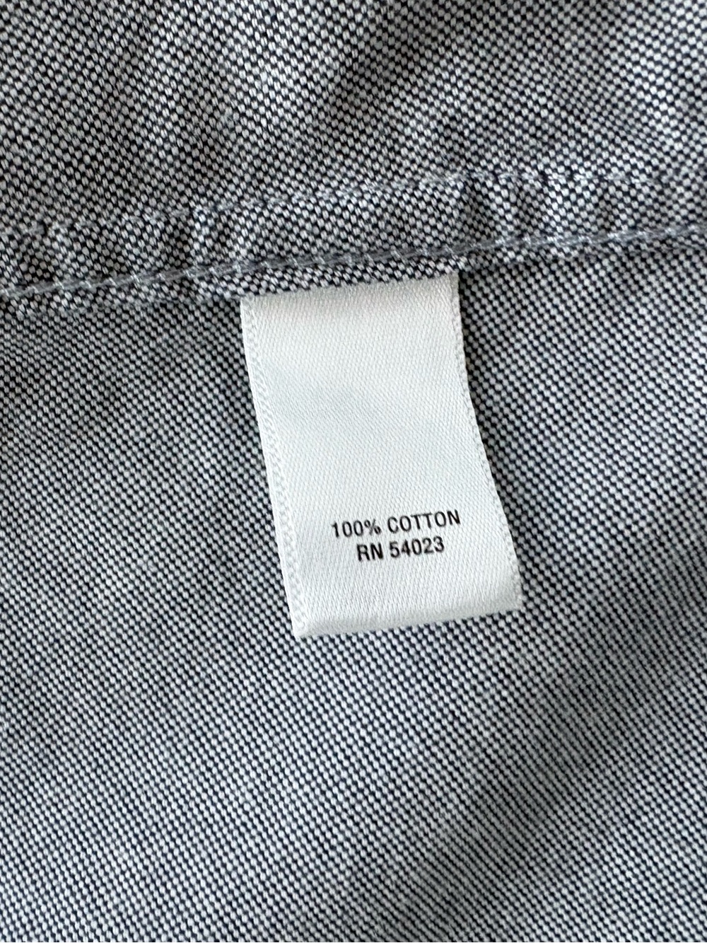 Banana Republic NWT Blue Print Oxford Shirt 100% Cotton Button Front Size M - Picture 6 of 12